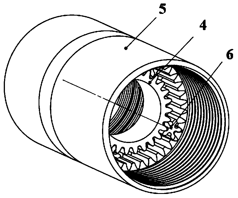 A method for counteracting circumferential friction of double-layer drill pipe and double-layer drill pipe