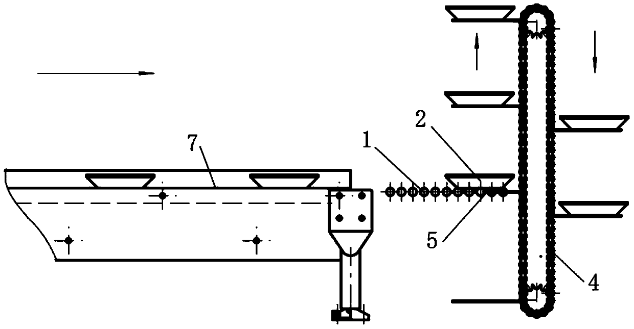 Stereoscopic dish conveying device