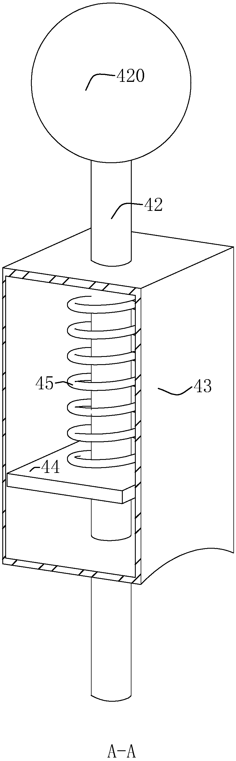 Lightning arrester convenient for regulating