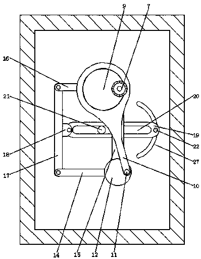 Water surface debris fishing device for aquiculture