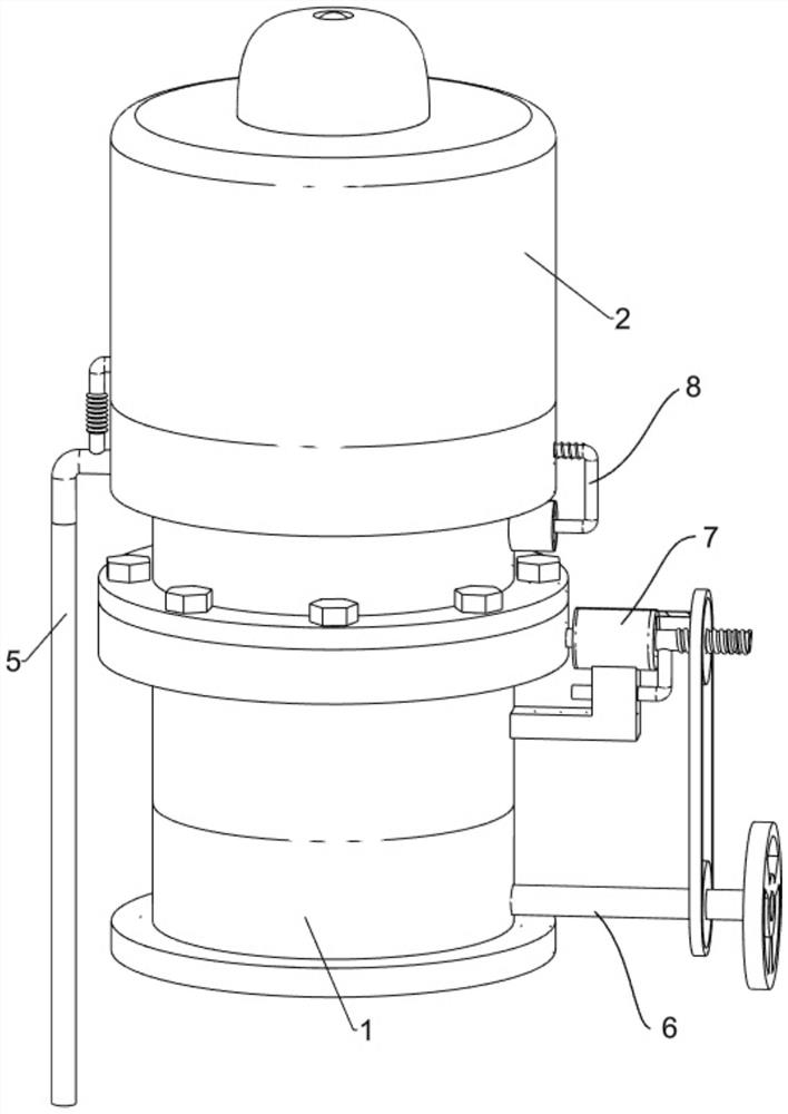 Oil-immersed transformer release valve capable of preventing oil oxidation