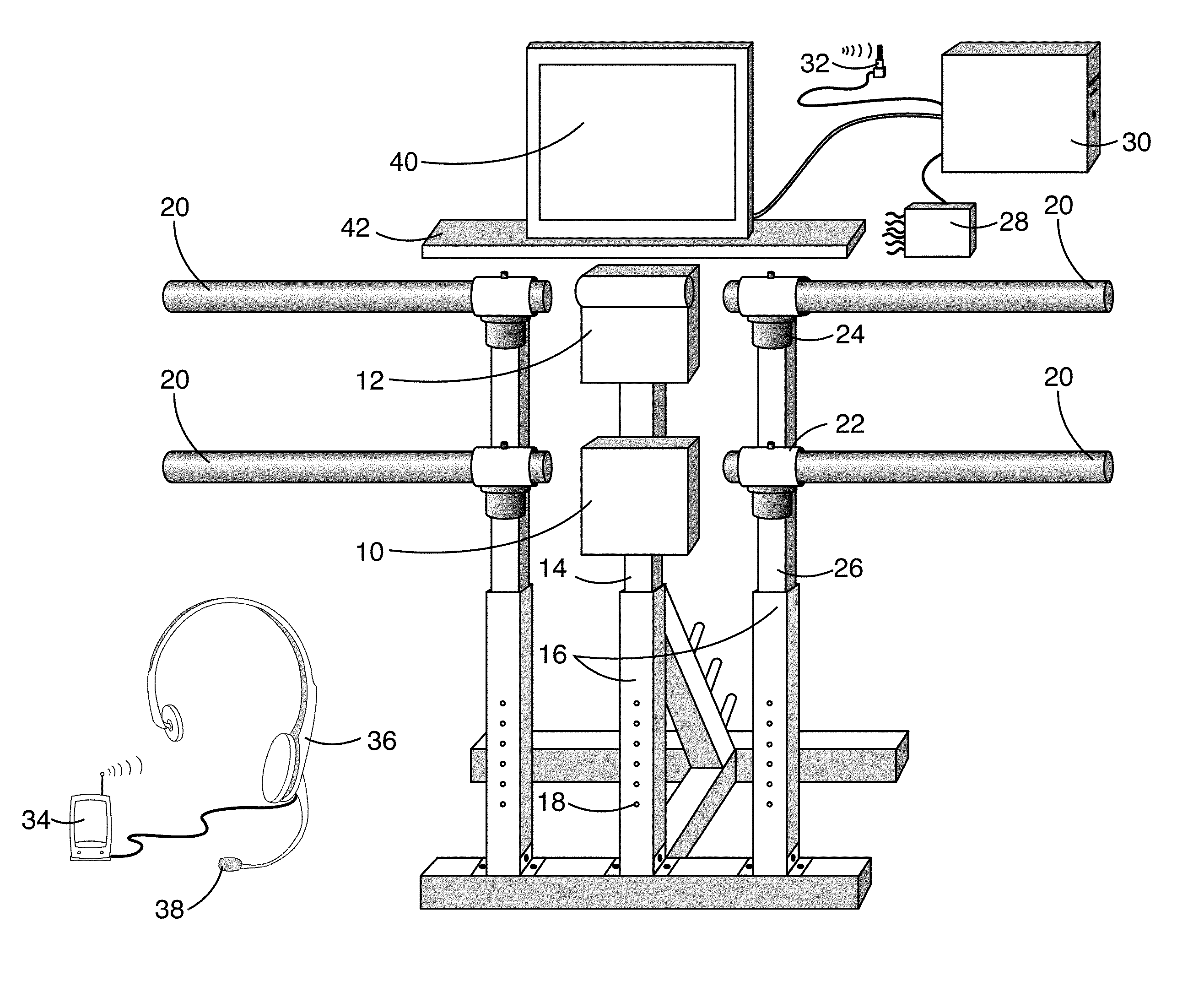 Martial Arts Exercise Device and Method