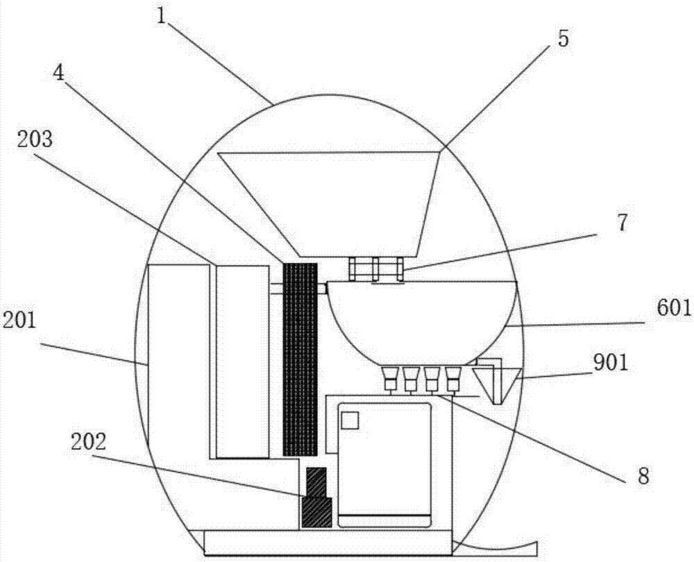 Milk powder reconstituting machine with ultrasonic automatic cleaning function