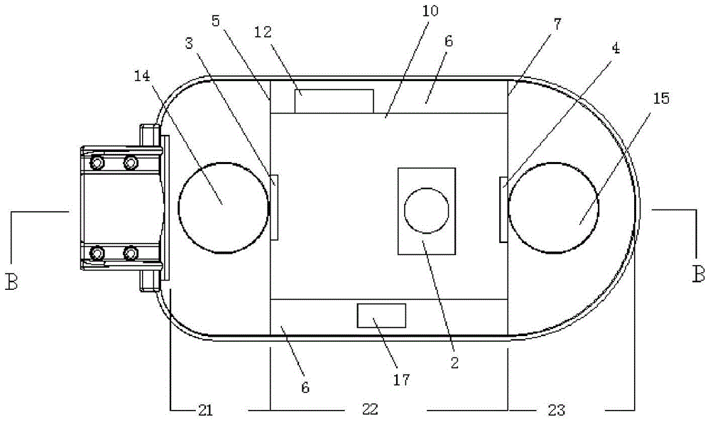 A forced heat dissipation high-power LED lamp