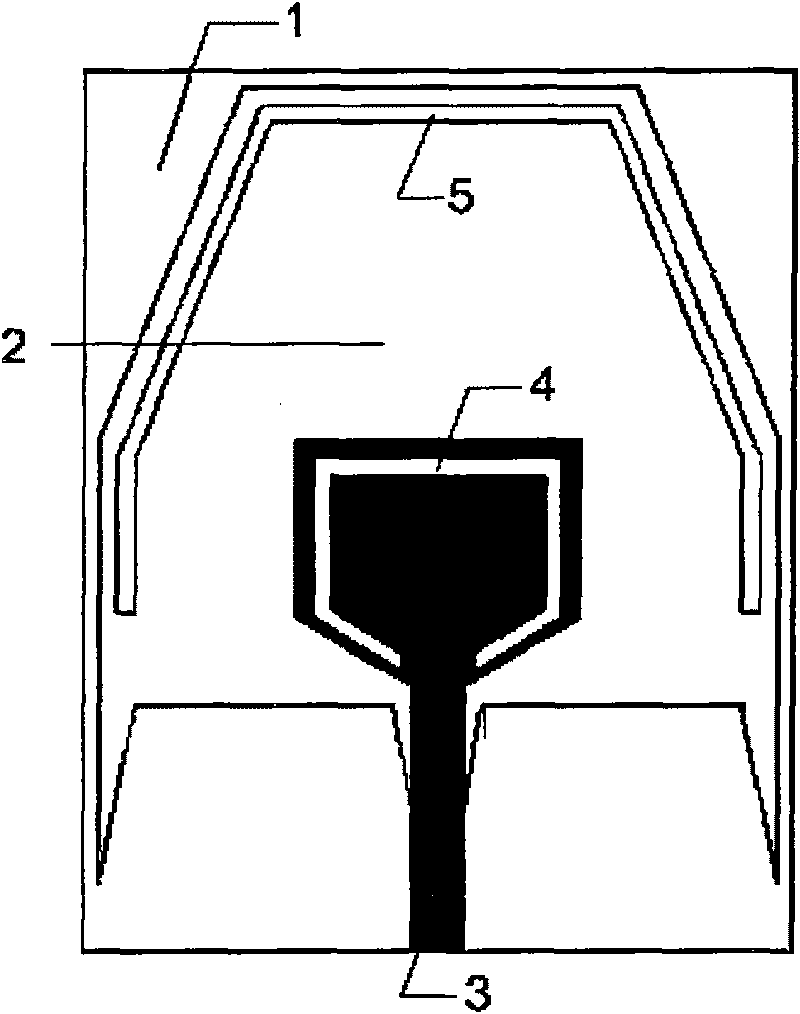 Novel stop band gap ultra wide band antenna