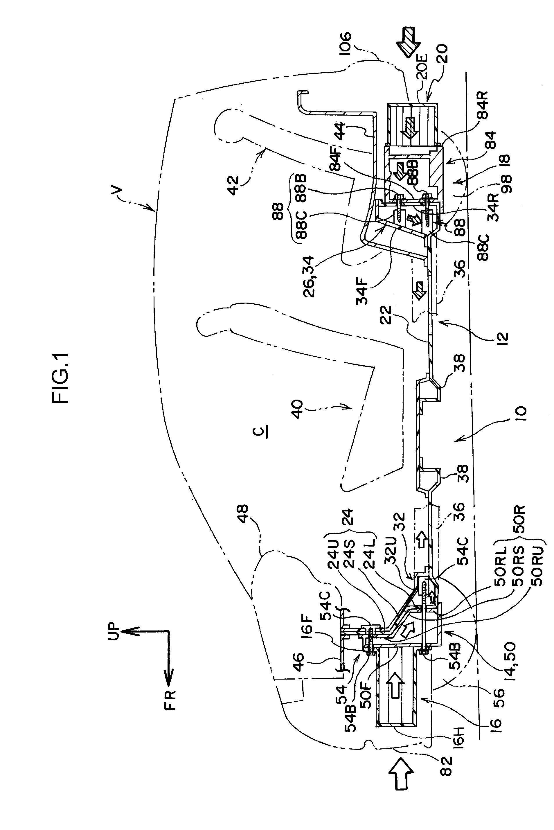 Vehicle body lower portion structure