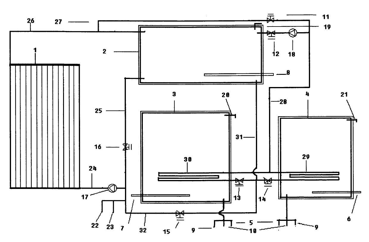 Multi-functional water room fire-preventing and fire-distinguishing system