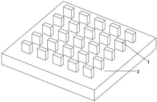 Silica nanoparticle brick array polarizing beam splitter