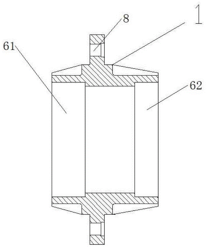 Front hub on front steering axle