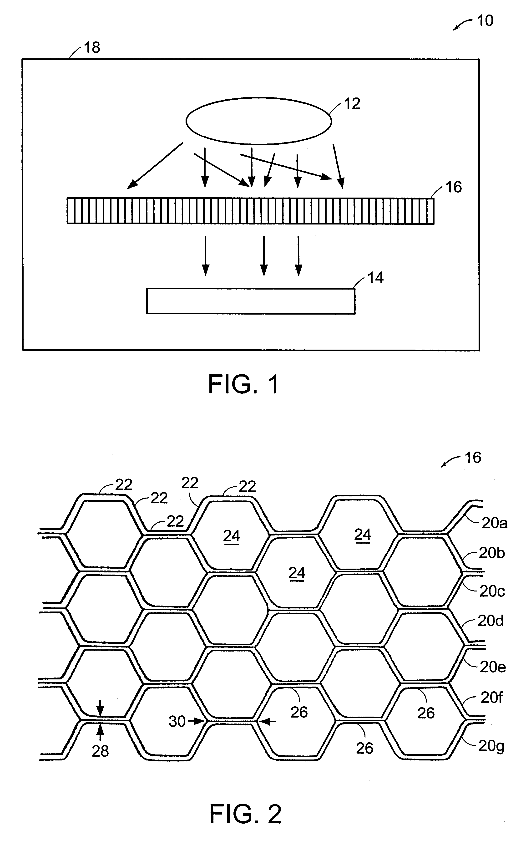 Brazed honeycomb collimator