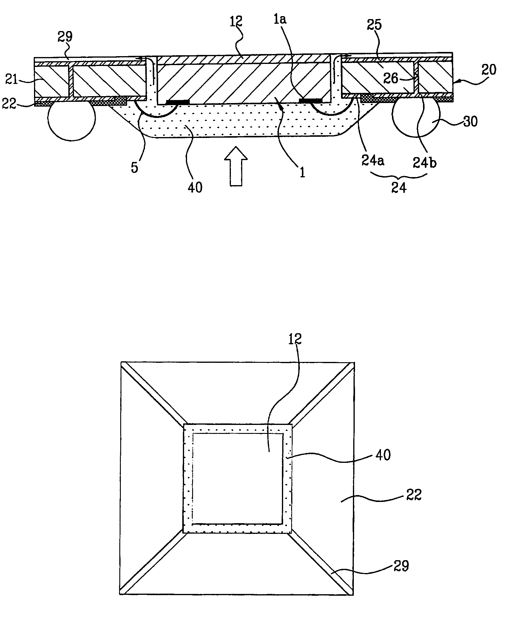 Semiconductor package and method of manufacturing the same which reduces warpage