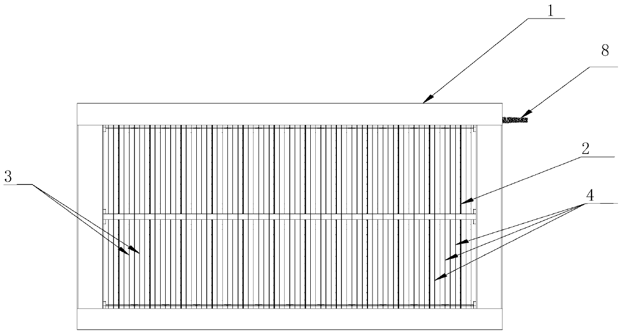 Electrostatic plate type electric field, assembling tool and assembling method