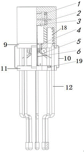 Grabbing and lifting adaptation robot arm