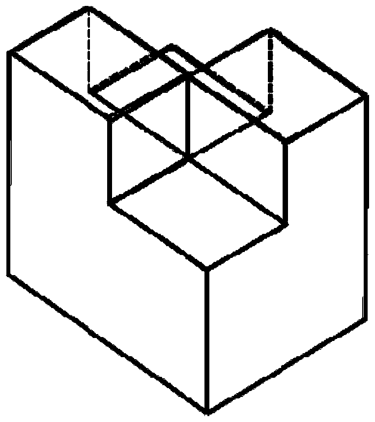 Preparation method and device of toothed building blocks