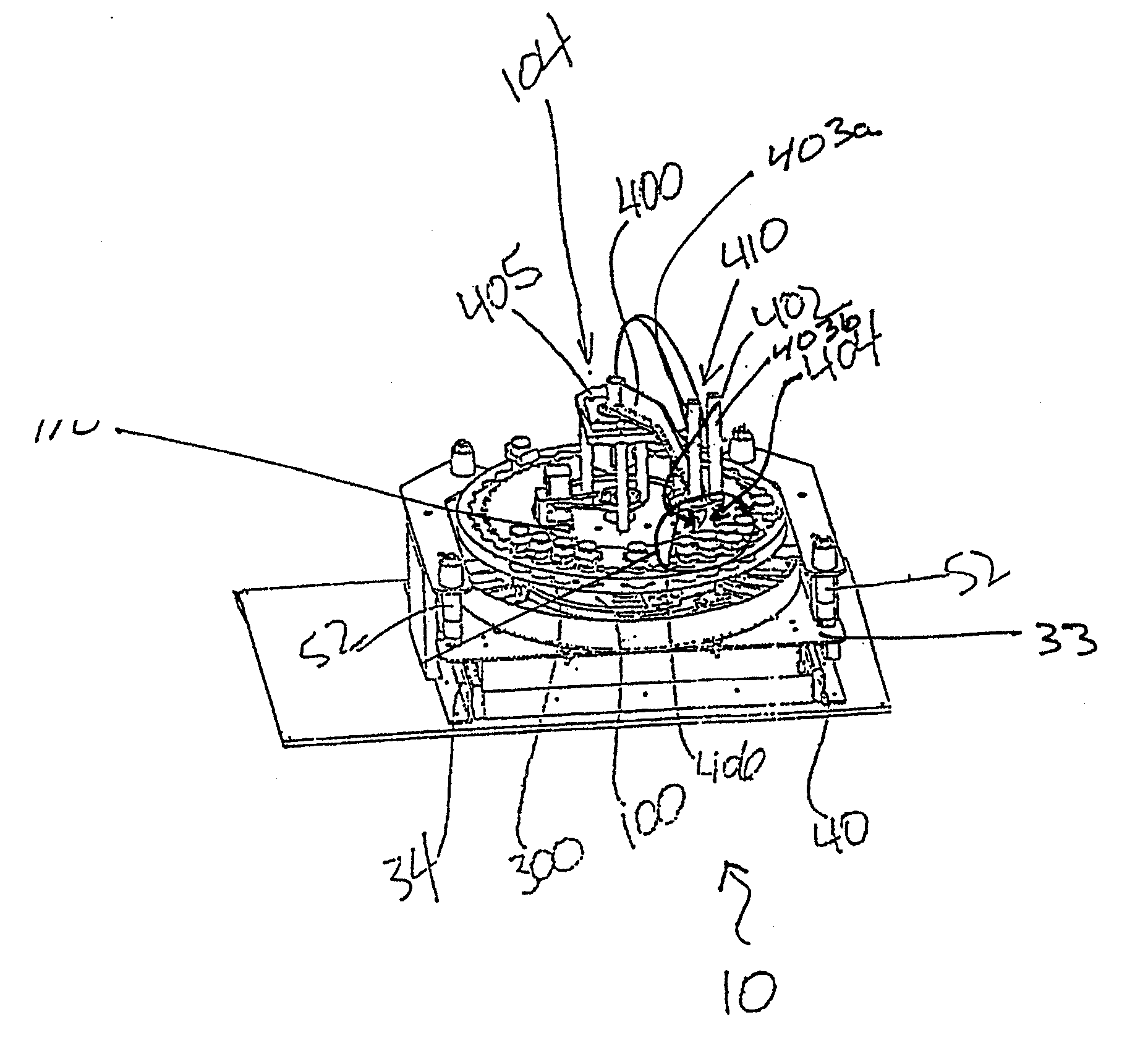 Automated molecular pathology apparatus having fixed slide platforms