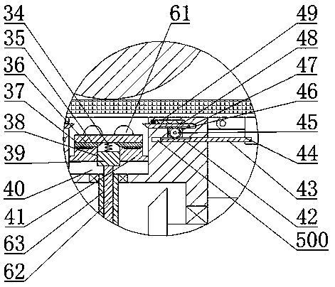 Curved board bending processing device