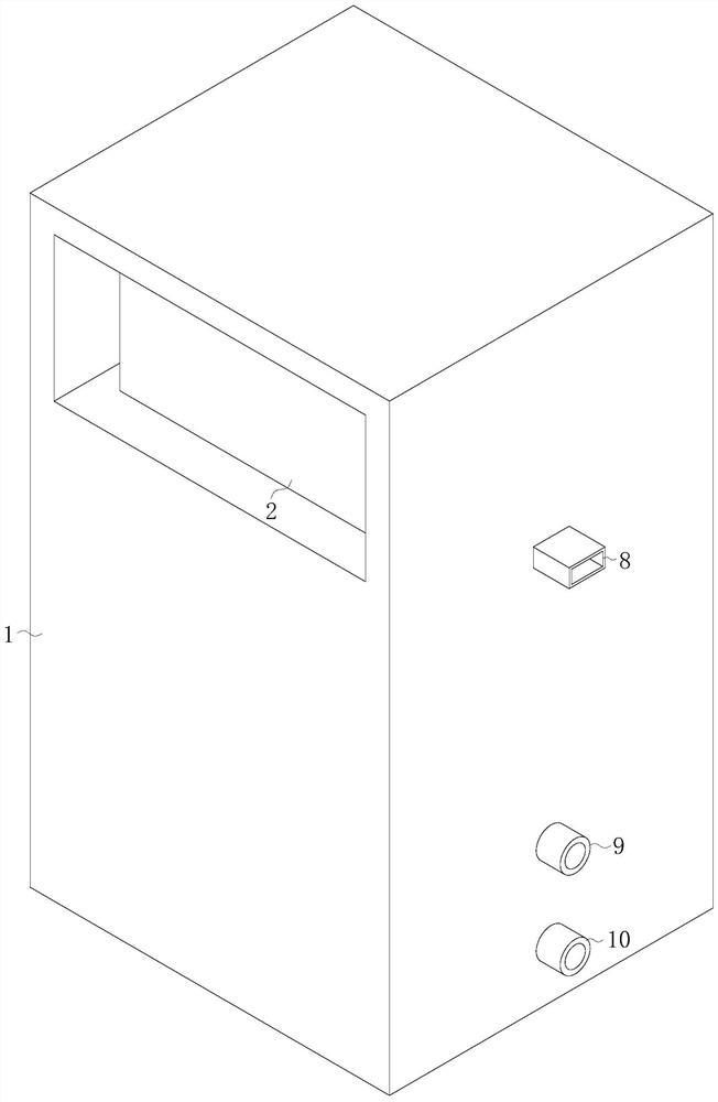 Waste gas treatment device applied to double-laser printer