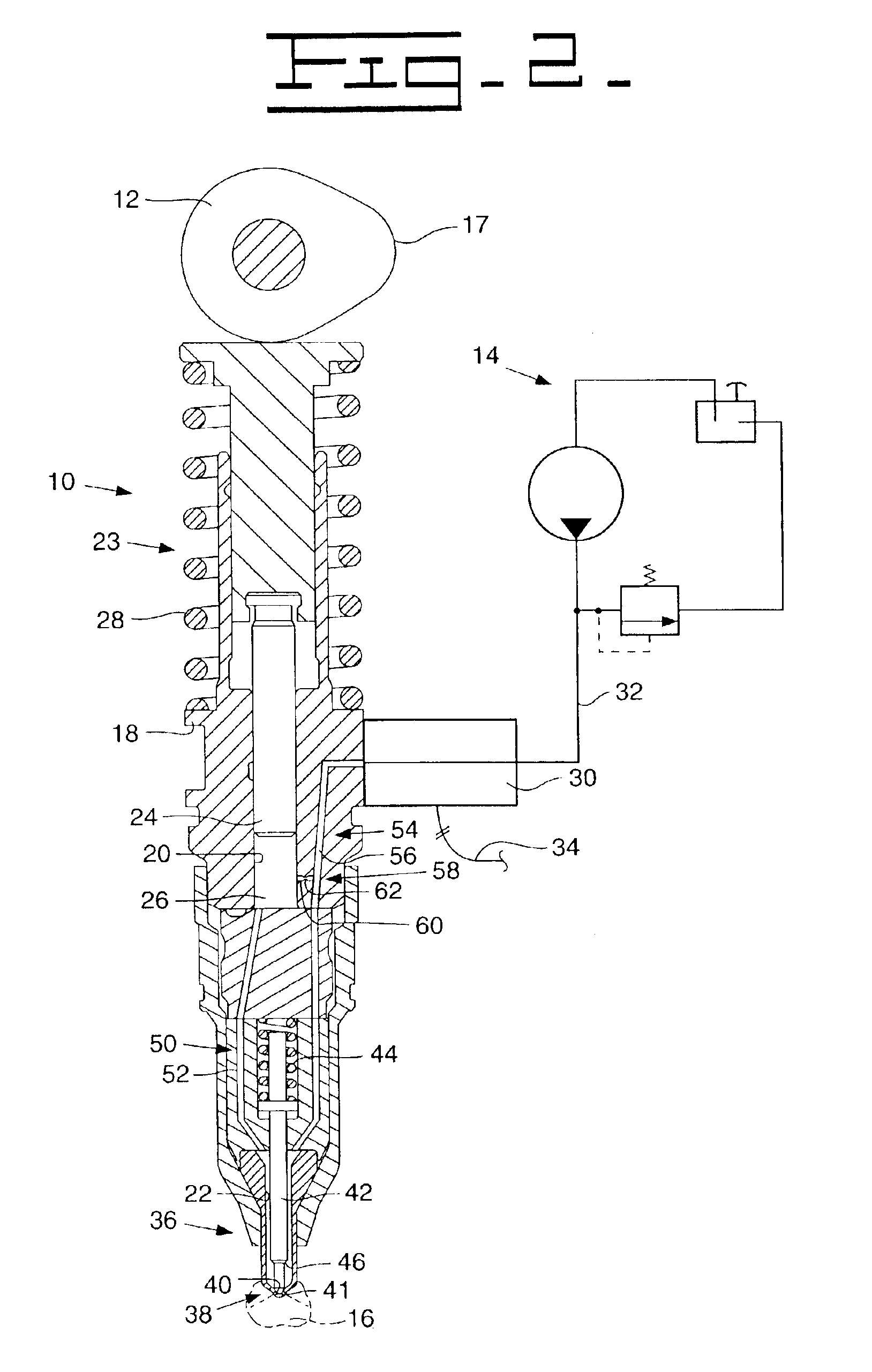 Unit injector with stabilized pilot injection