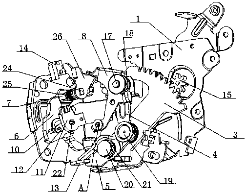 Electric self-priming lock