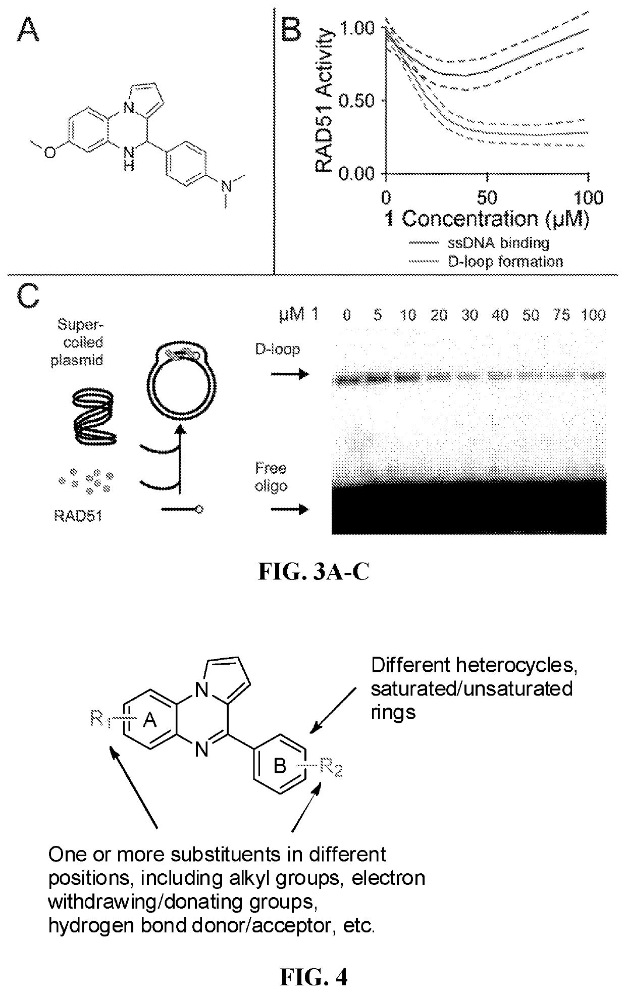 Small molecules inhibitors of RAD51