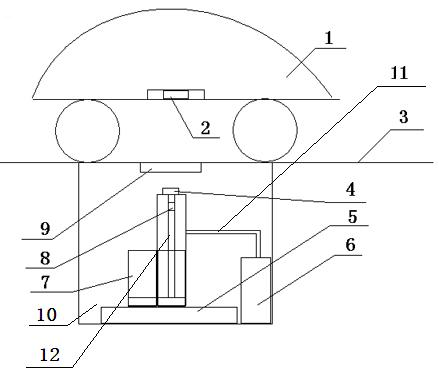 Automatic recognition charging plug mechanism of electric automobile