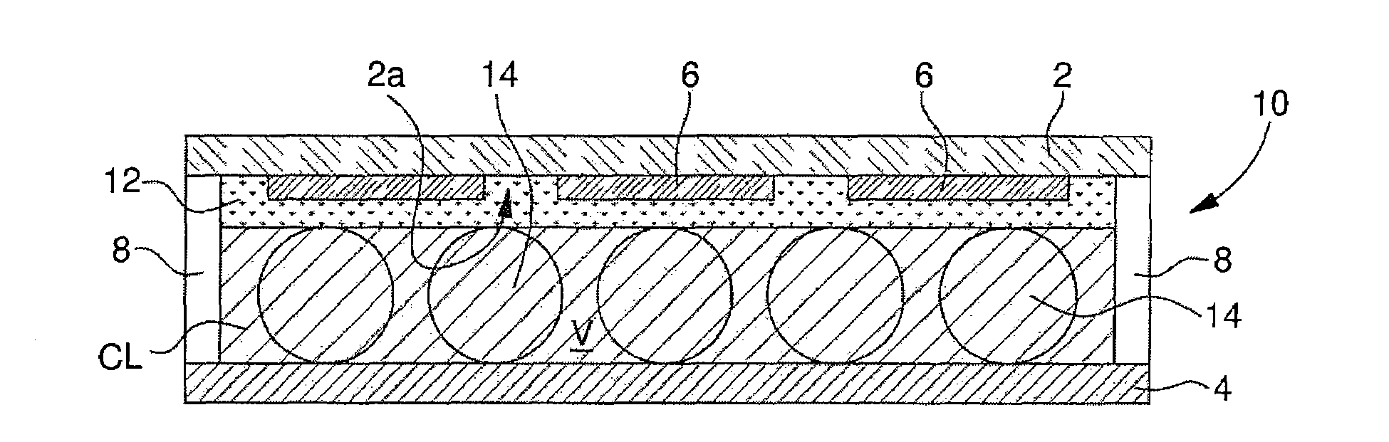 Screen with capacitive touch zones