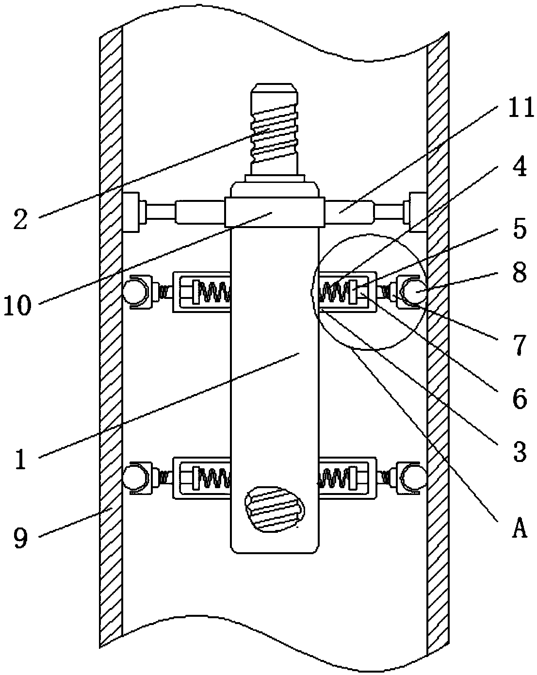 Elastic oil sucker rod centralizer for oil fields