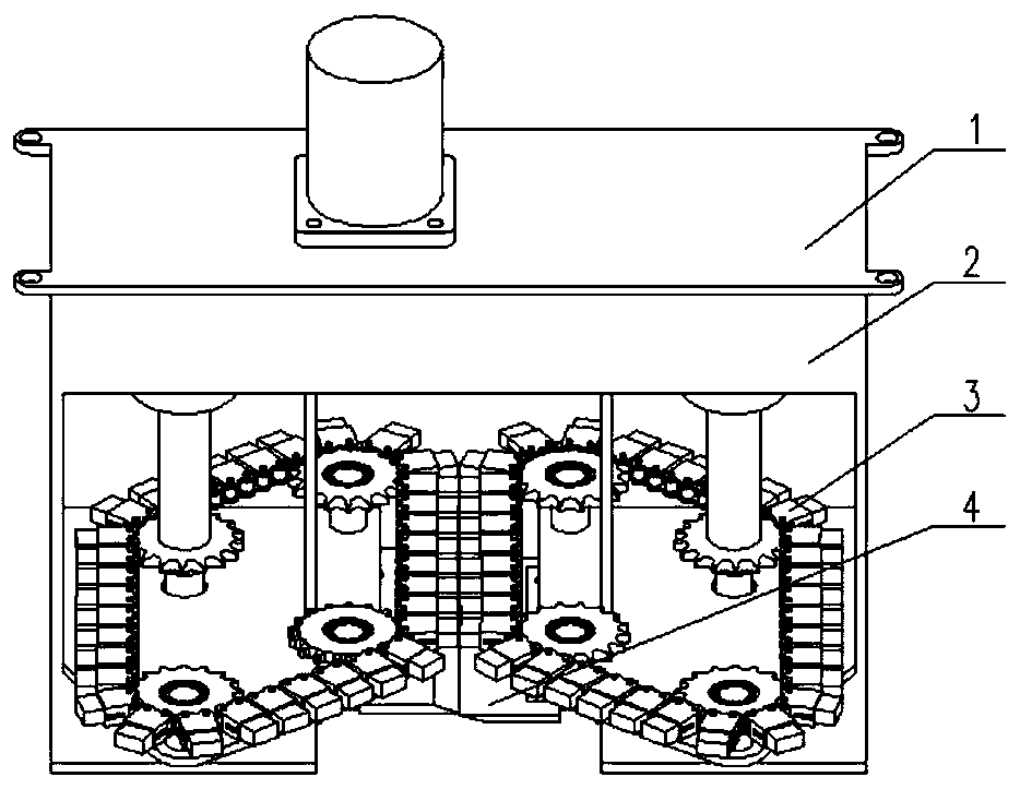 Reciprocating sugarcane cutter