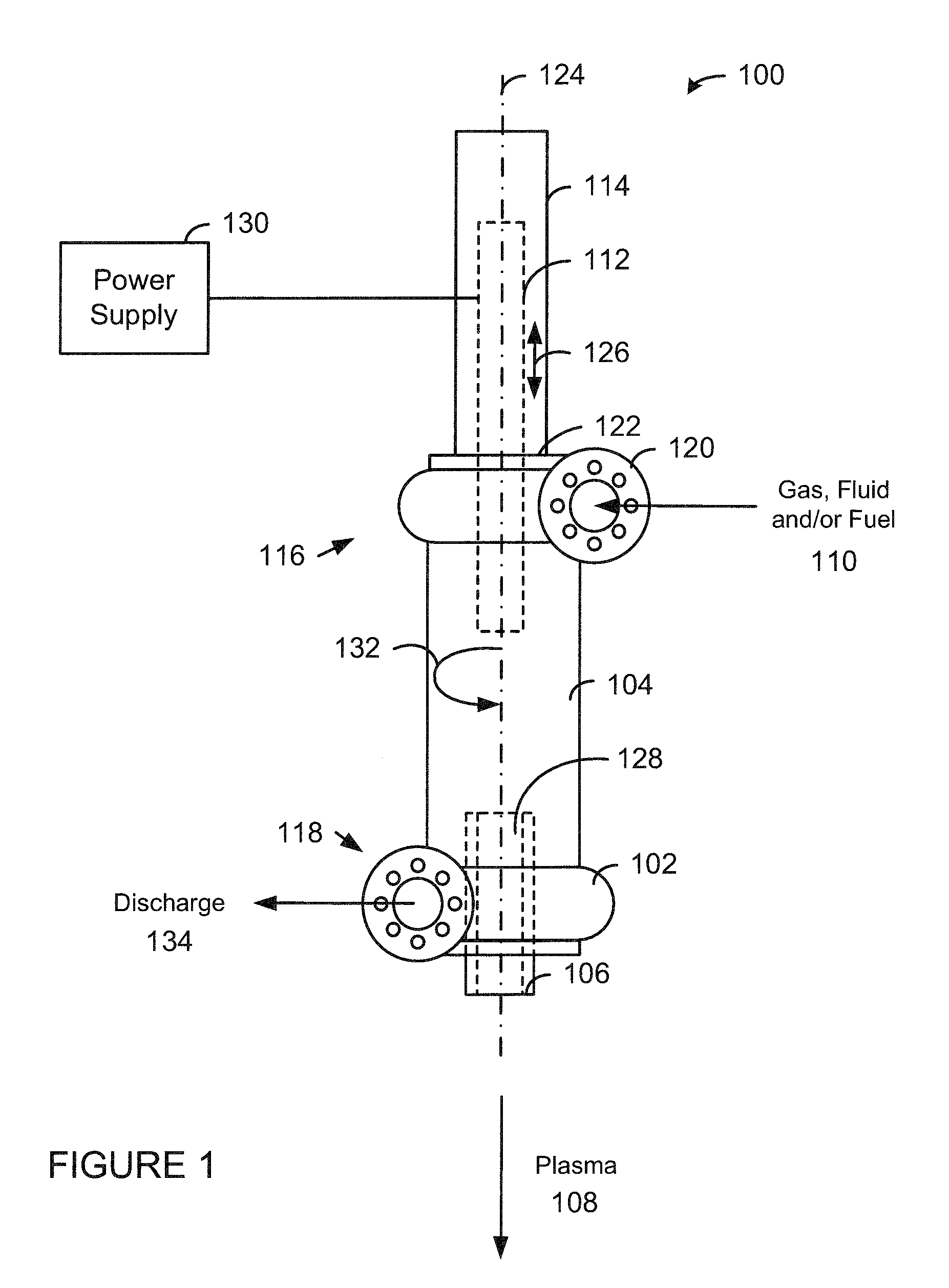 Inductively coupled plasma arc device