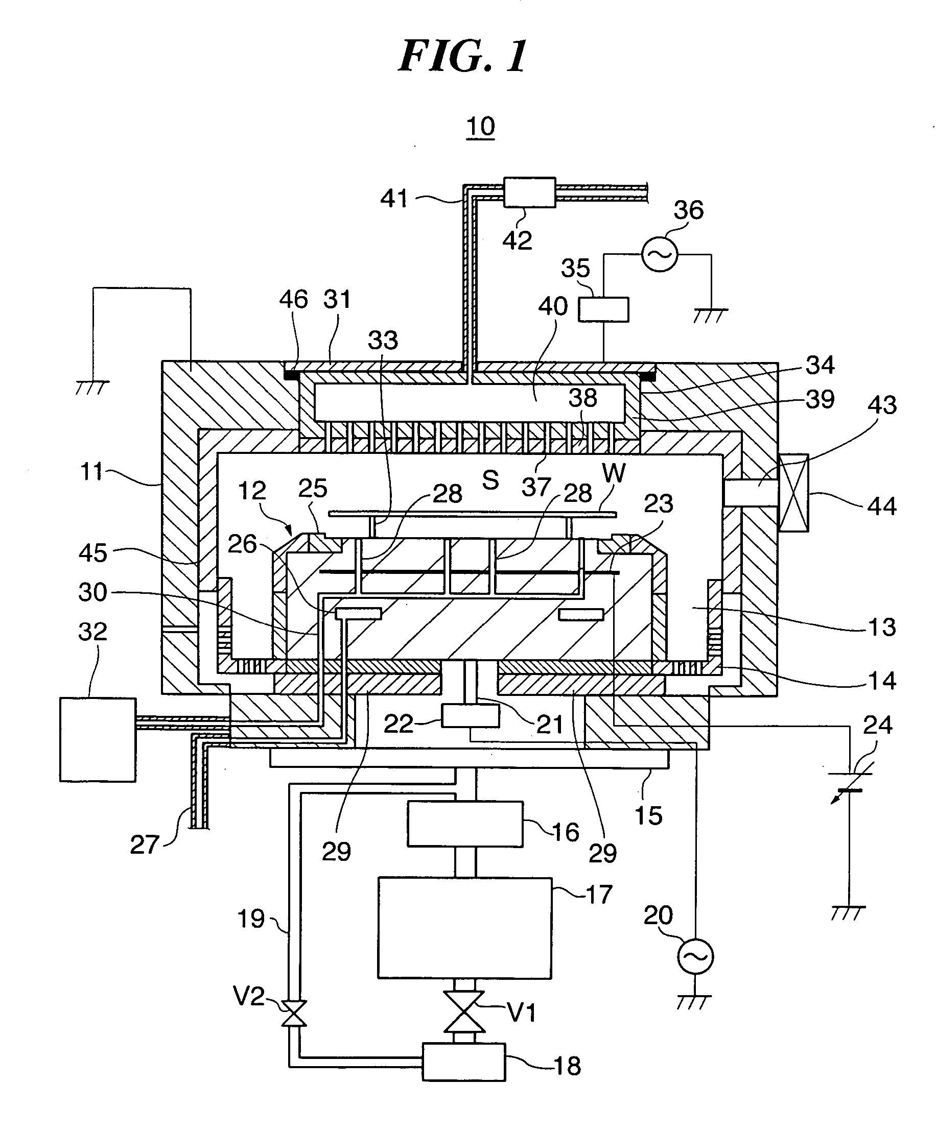 Sealing part and substrate processing apparatus