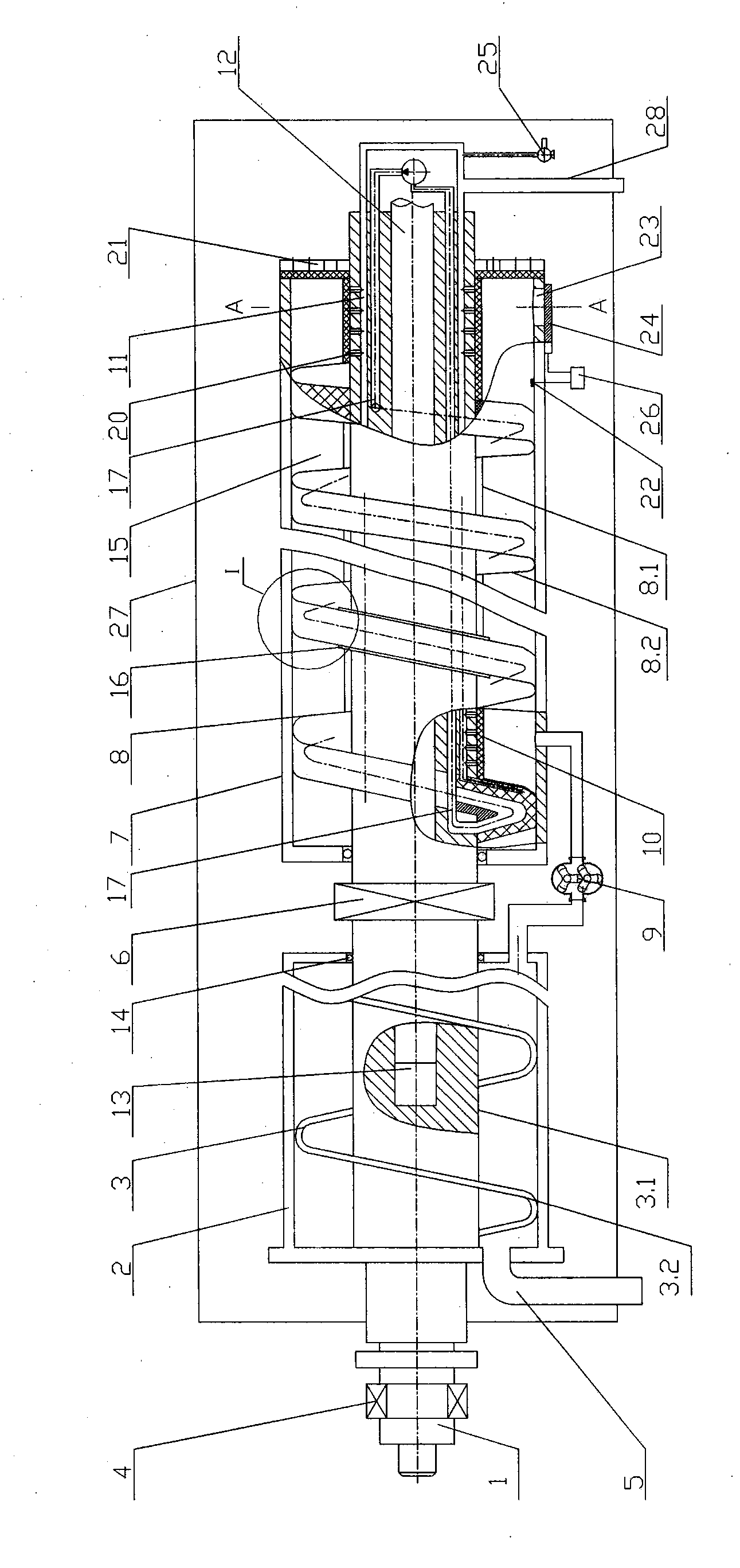 Deep dehydrating method of sludge