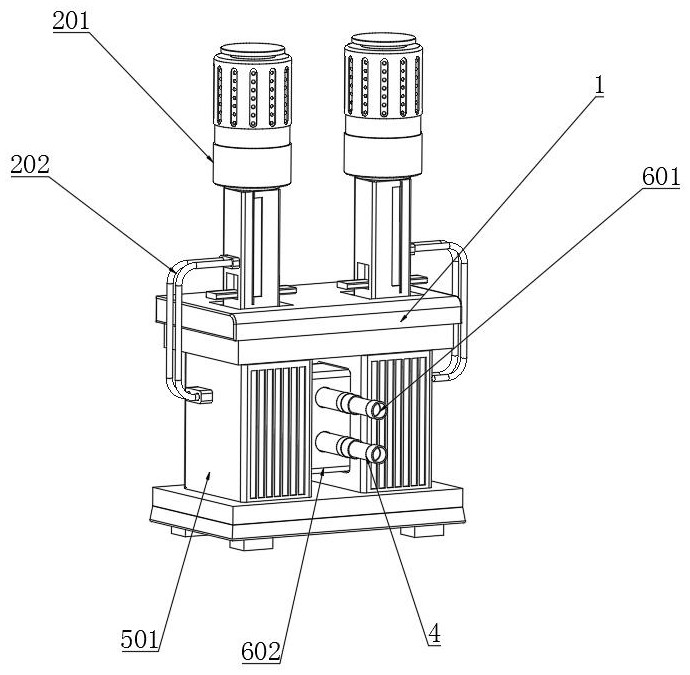 Oil gas recovery device