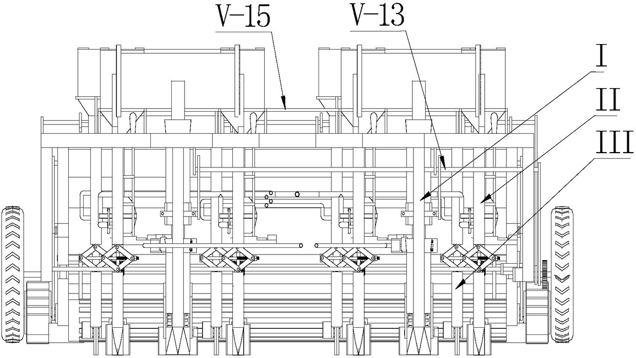 Agricultural machinery equipment integrated with simultaneous precision sowing and fertilization, shallow-buried drip irrigation pipe laying and mulching and method