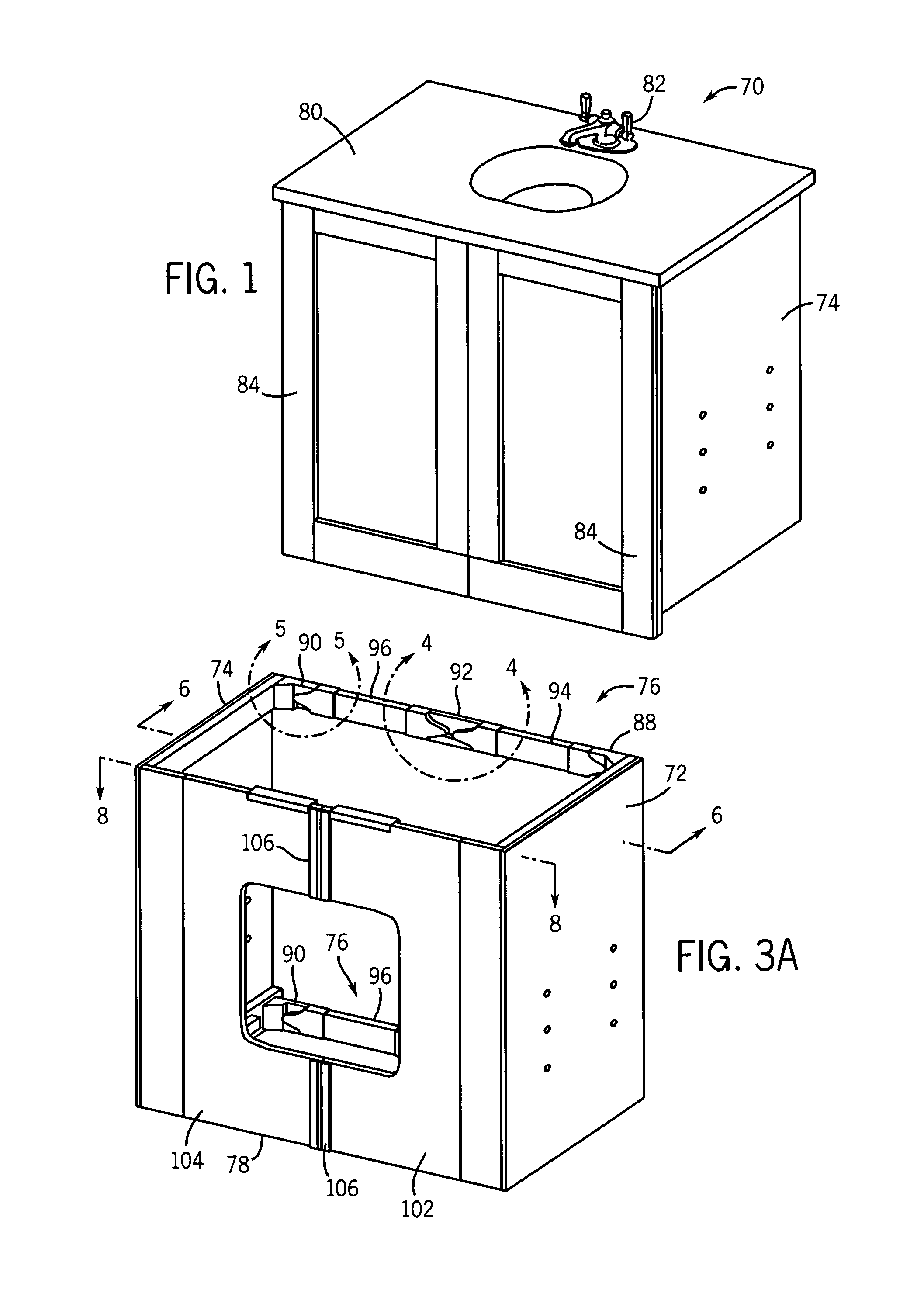 Collapsible furniture and braces useful therewith