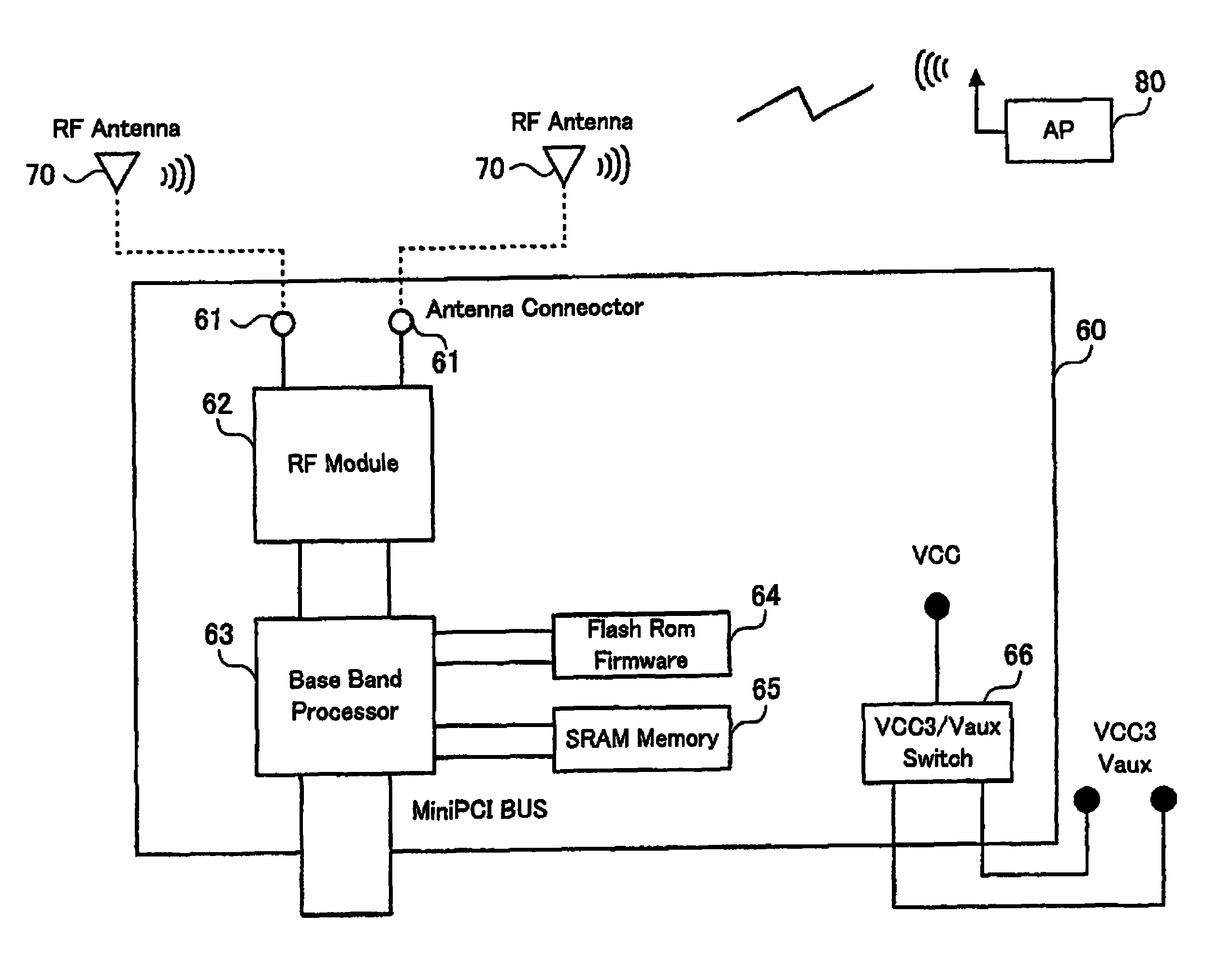 Wireless wake-on-LAN power management