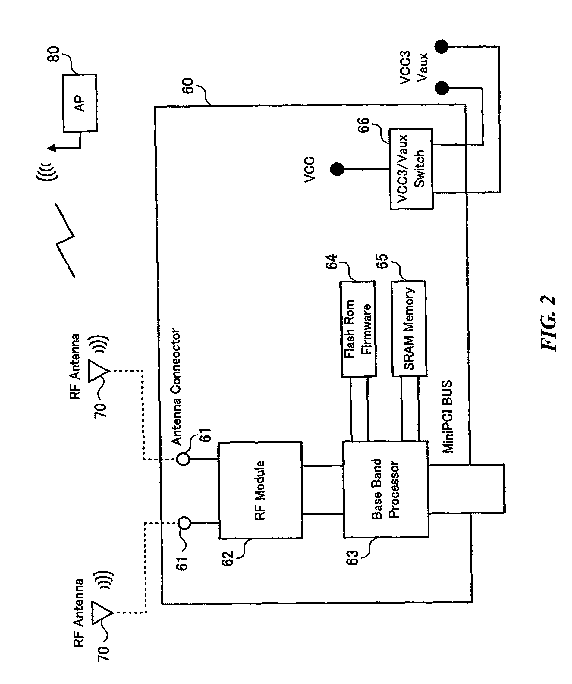 Wireless wake-on-LAN power management