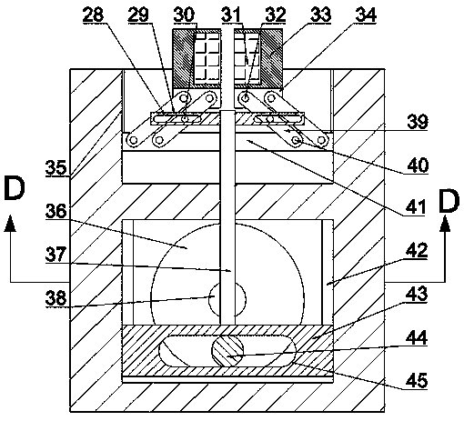 Flattening hot melting type snack packaging machine