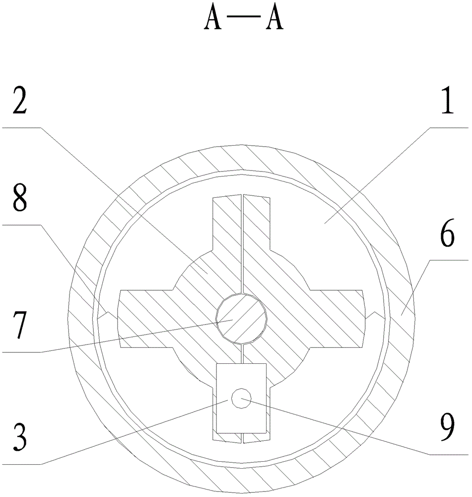 Pneumatic reciprocating tamping device in deep sea