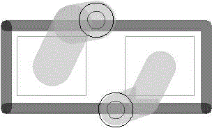 Via hole design method for improving capacitor decoupling effect