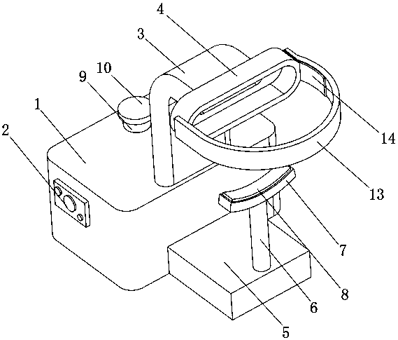 Ophthalmological crystalline lens training nursing apparatus