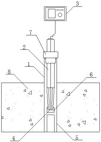 A kind of cement-based material early age relative humidity measuring device and measuring method