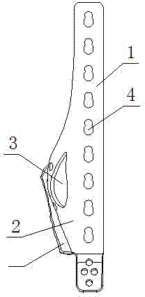 Bone fracture plate with arc-shaped plate