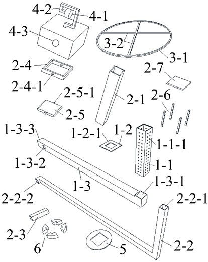 Smoke prevention and exhaust supporting system for air film building and using method