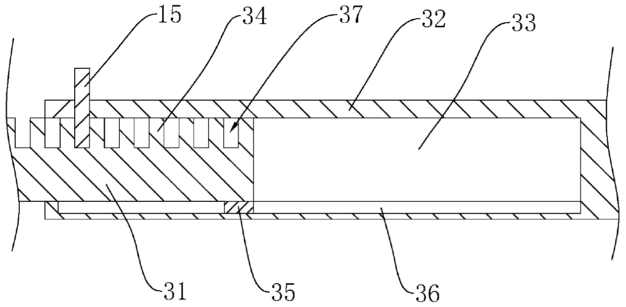 Municipal drainage pipe pit groove supporting structure