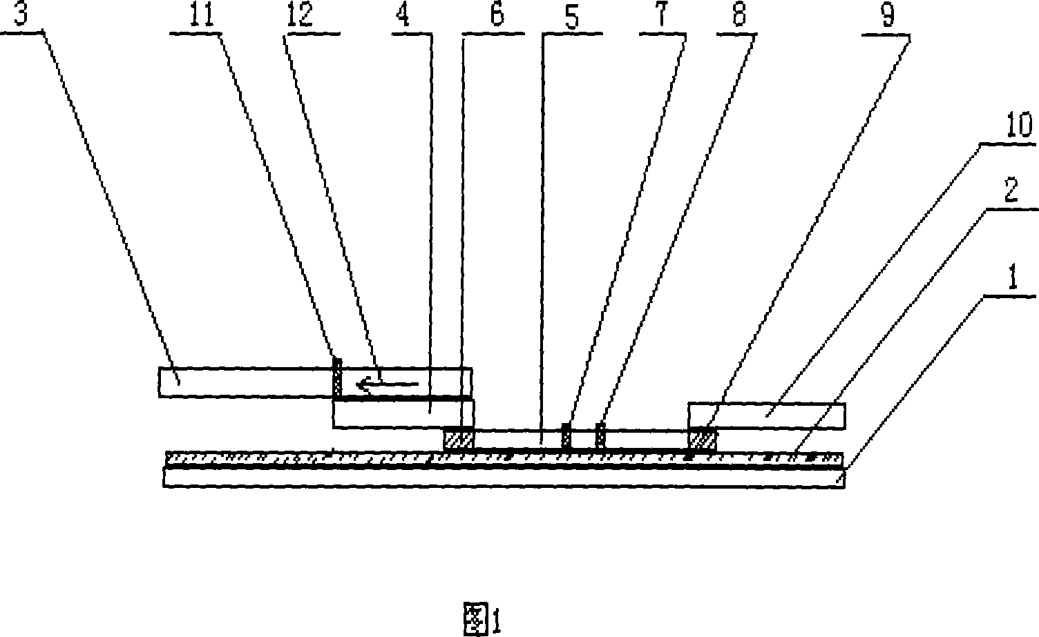 Immune colloidal gold test strip for detecting organophosphorus pesticide and method for making same