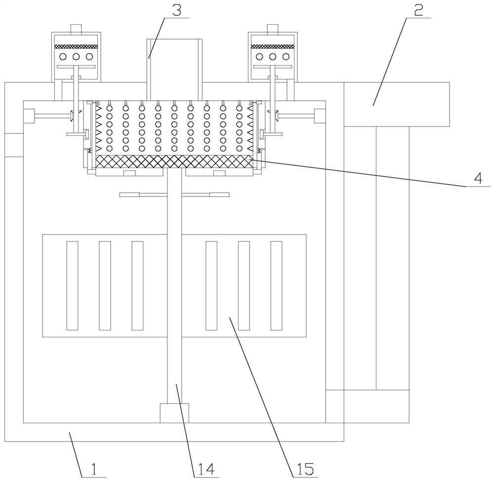 Sand blasting machine with impurity removal function