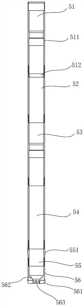 A working method of tunnel pressure maintaining coring equipment