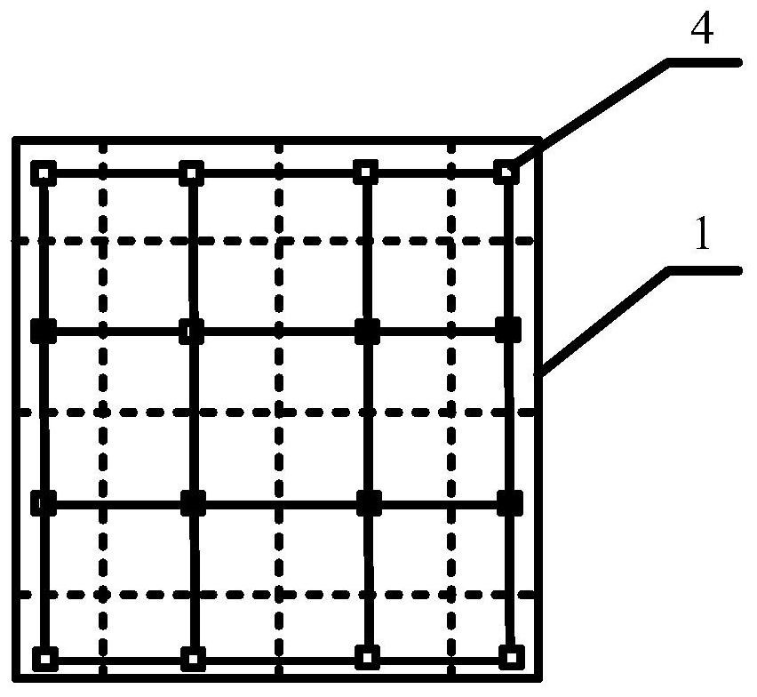 Device and method for visual experiment of flow trace in rod bundle channel under moving condition