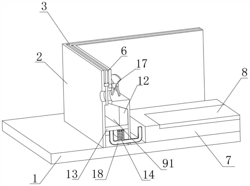 Outer frame fixing mechanism of diode rectifier