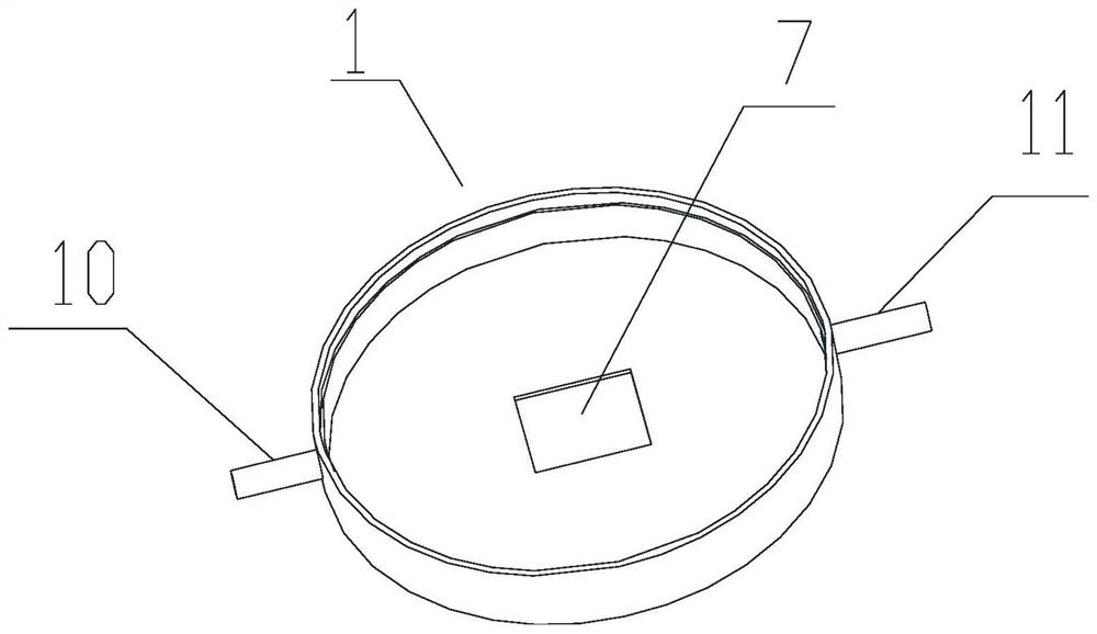 A flow chamber for simulating the flow environment behind a stent